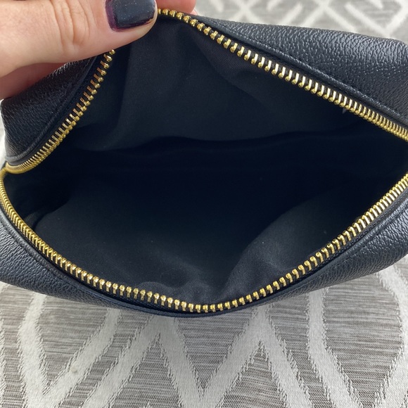 bareMinerals Cosmetic Zip Pouch Black NWT New With Tags - Picture 4 of 6